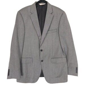 SAMUELSOHN Sport Coat Blazer 42R 100% PURE CASHMERE Lanificio Di Pray Italy Gray